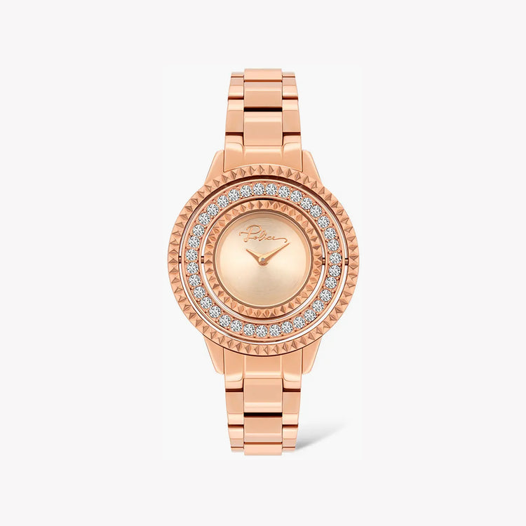 POLICE PL-16037BSR_32M ELEGANCE REDEFINED - ROSE GOLD STUNNER WATCH FOR MODERN WOMEN