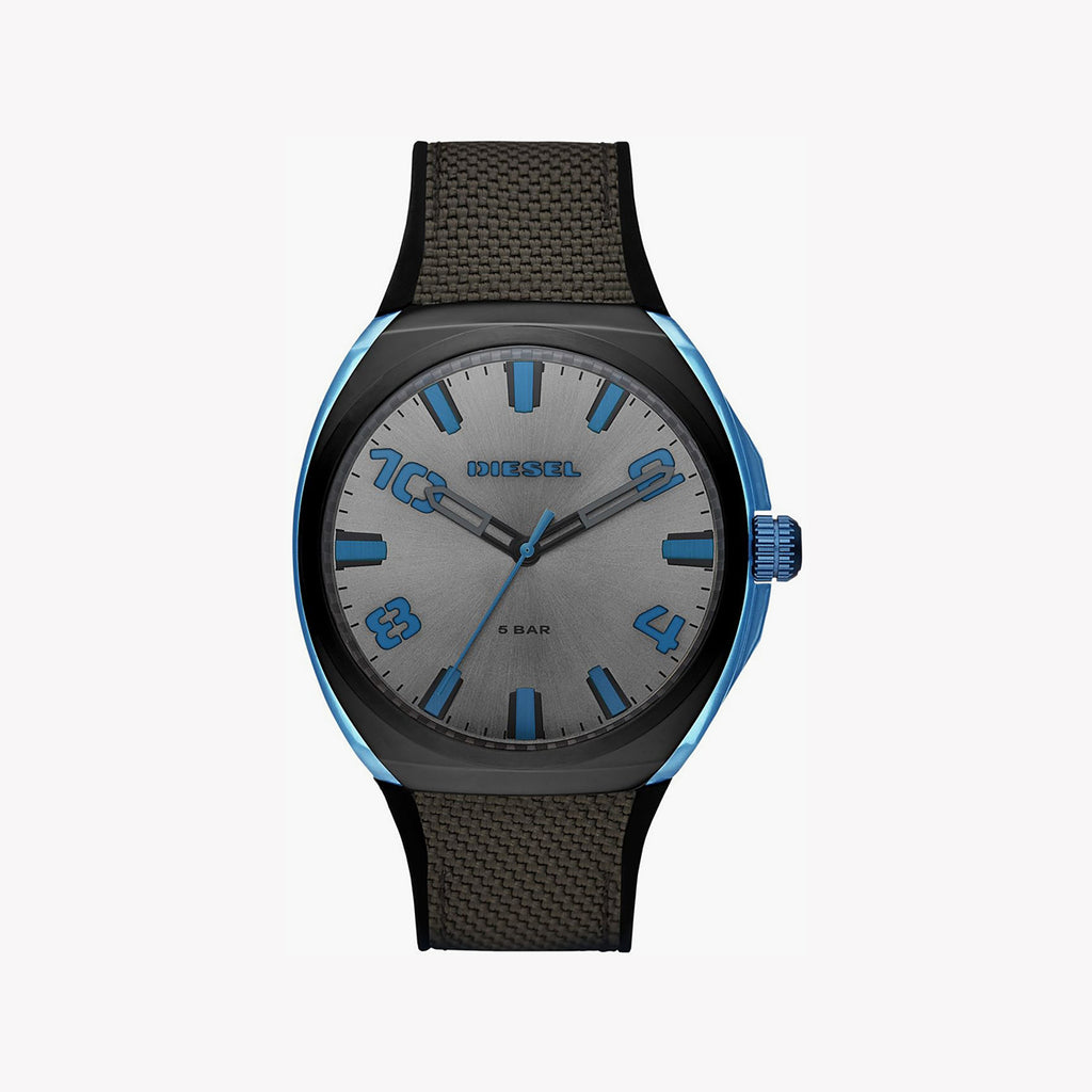 DIESEL DZ1885 DYNAMIC VERSATILITY - BOLD MEN'S WATCH WITH STYLISH BLACK DESIGN & GREY DIAL