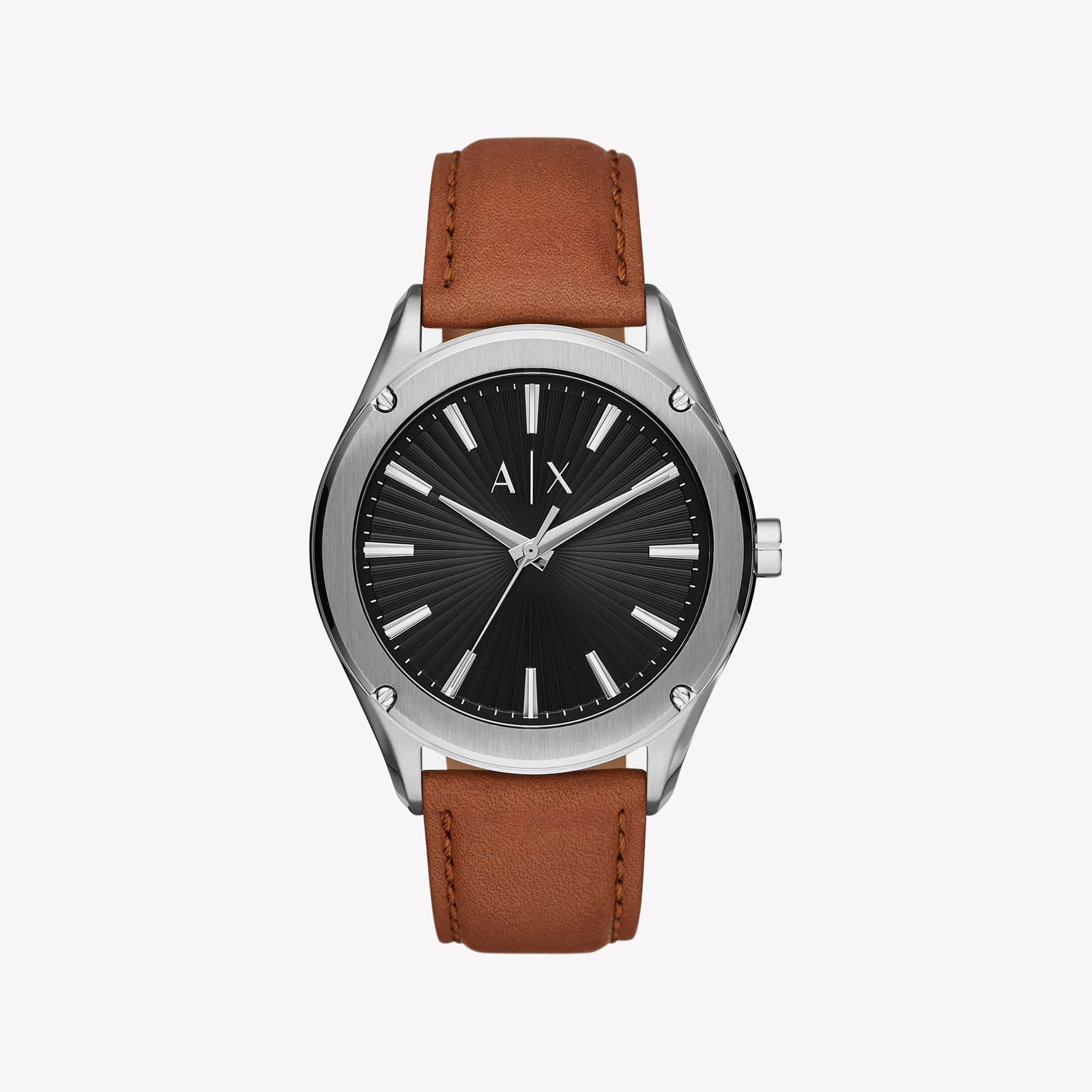 ARMANI EXCHANGE AX2808 - ELEGANTLY VERSATILE MEN'S TIMEPIECE WITH STYLISH BROWN BAND