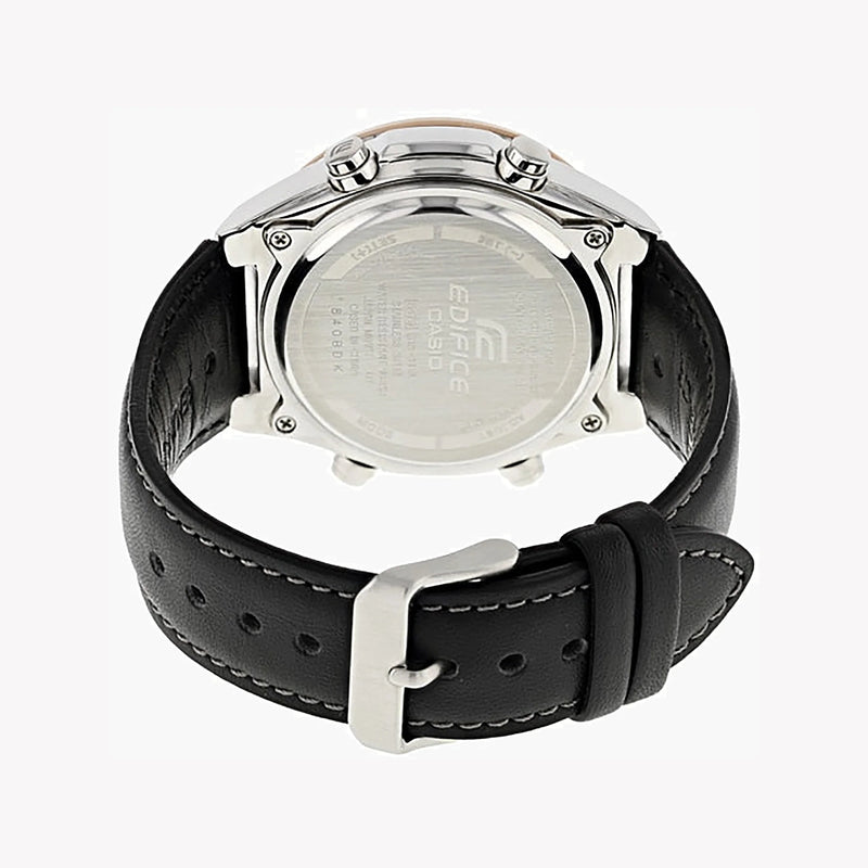 Edifice Efv-540d-1a4 - Elegant Adventure - Men's Stylish Silver & Black Watch by i-watch