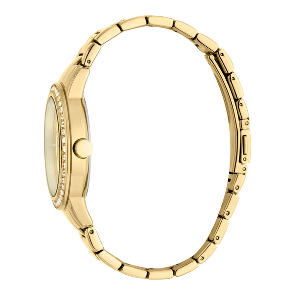 Esprit Women's Watch With Gold Stainless Steel Case And Gold Stainless Steel Band by i-watch