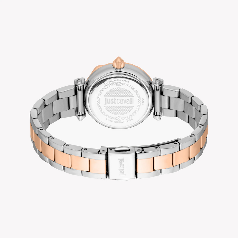 Just Cavalli Women's Two-Tone Watch, White Dial | Jc1l332m0085 by i-watch