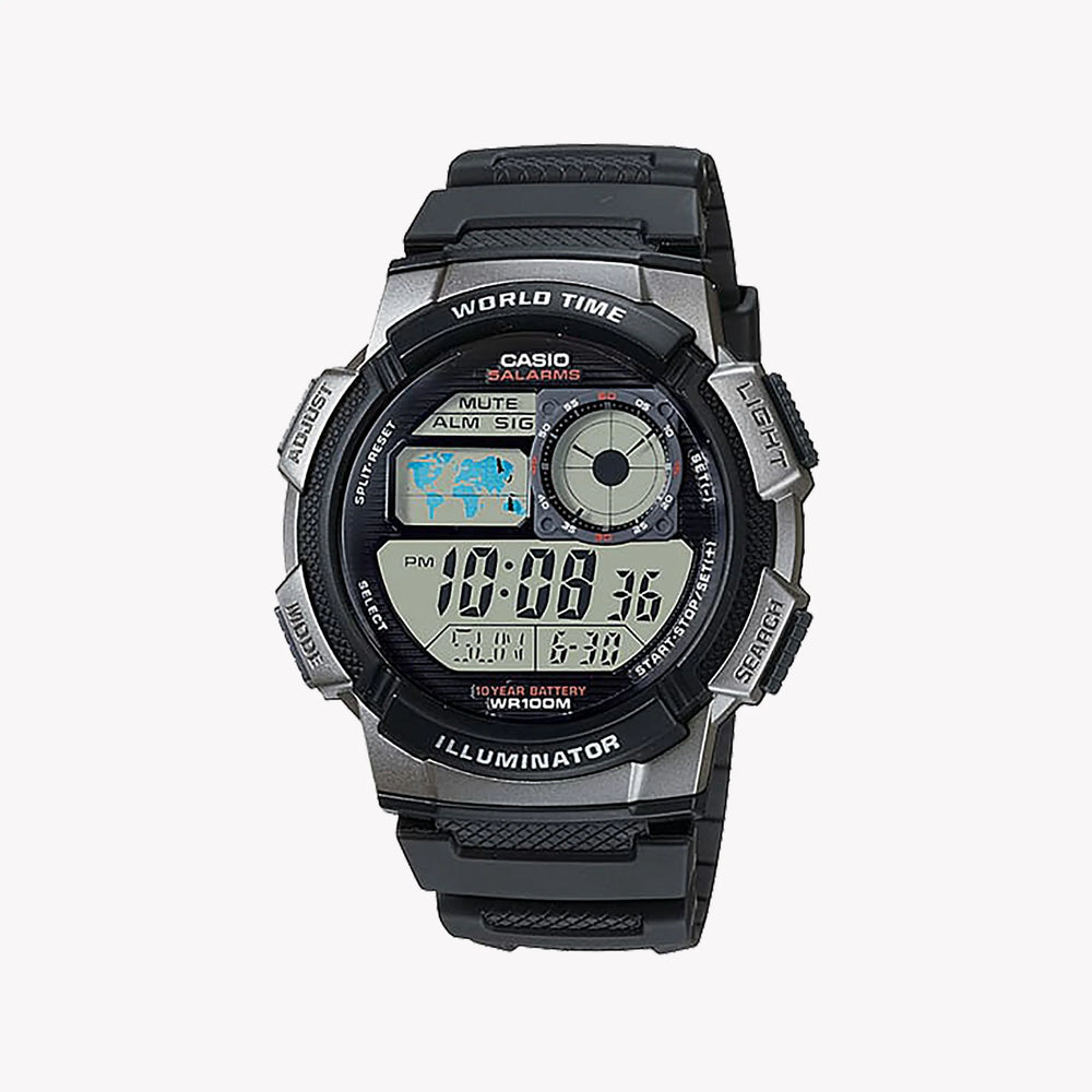 Casio Men's Resin Watch, Black Dial | Ae-1000w-1bvdf by i-watch