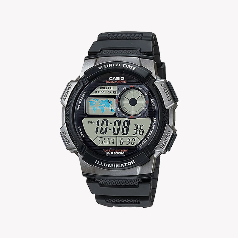 Casio Men's Resin Watch, Black Dial | Ae-1000w-1bvdf by i-watch