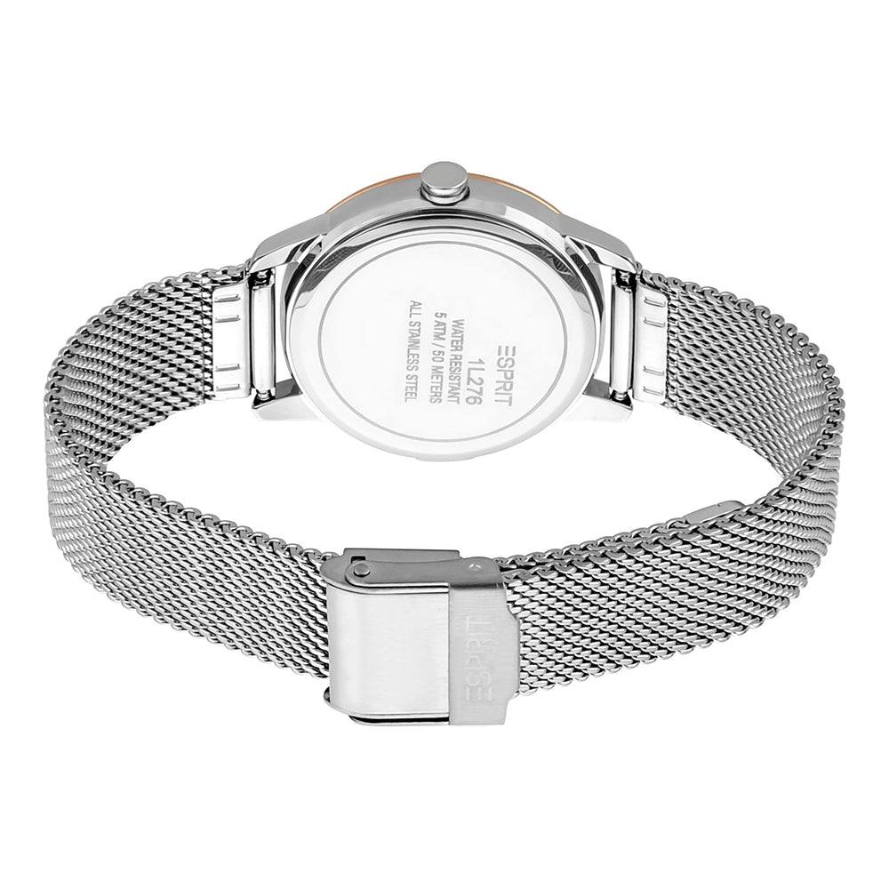Esprit Women's Watch With Silver Stainless Steel Case And Silver Stainless Steel Band by i-watch