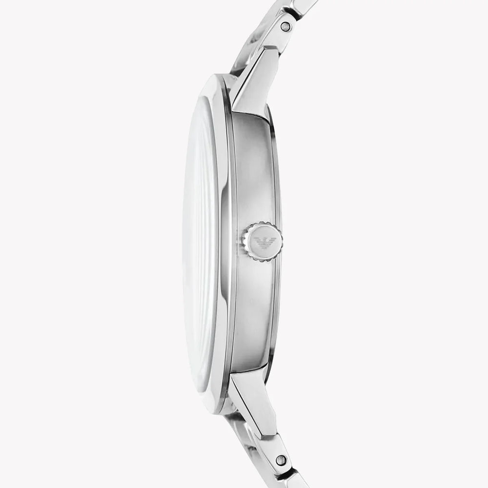 Emporio Armani Men's Silver Watch, Black Dial | Ar11310 by i-watch