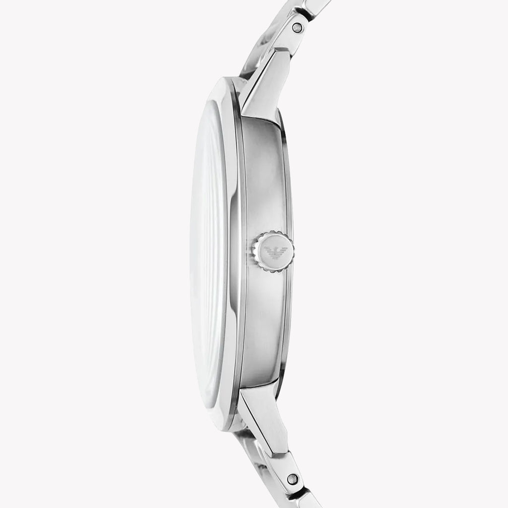 EMPORIO ARMANI AR11310 - BOLD SILVER TIMEPIECE WITH STRIKING BLACK DIAL FOR MEN-i-Watch-2