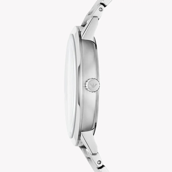 Emporio Armani Men's Silver Watch, Black Dial | Ar11310 by i-watch