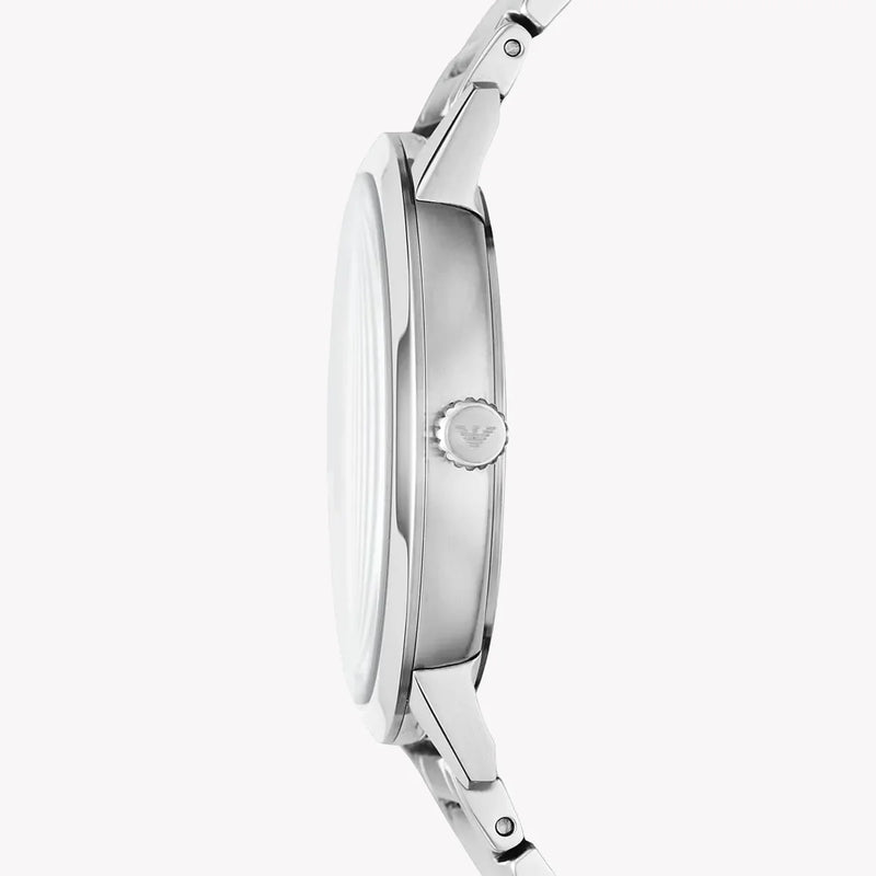 Emporio Armani Men's Silver Watch, Black Dial | Ar11310 by i-watch