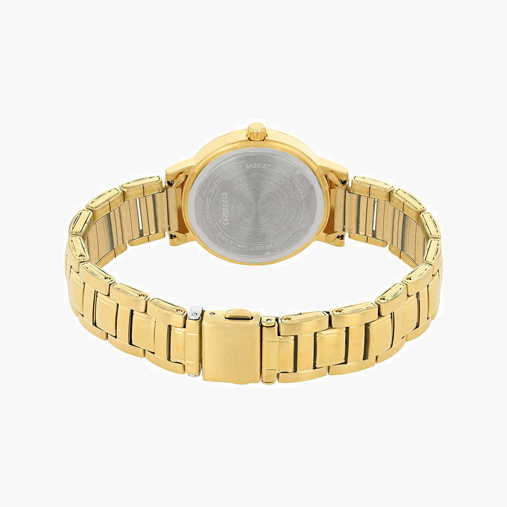 Citizen El3042-50p Radiant Splash - Vibrant Women's Watch With Gold Case & Multi-Colored Dial by i-watch