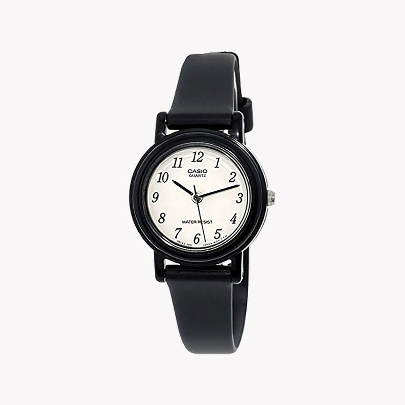 Lq Women's Aluminium Black Watch, Splash Proof | Lq-139bmv-1bld by i-watch