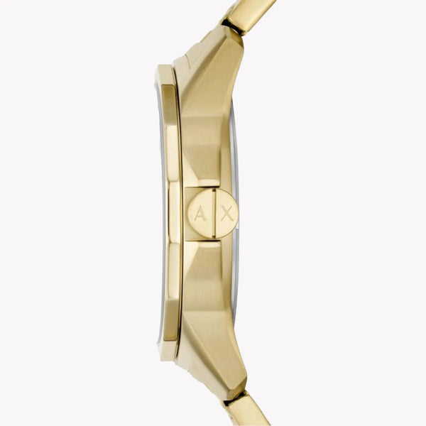 Armani Exchange Men's Gold Stainless Steel Watch, Gold Dial | Ax1734 by i-watch
