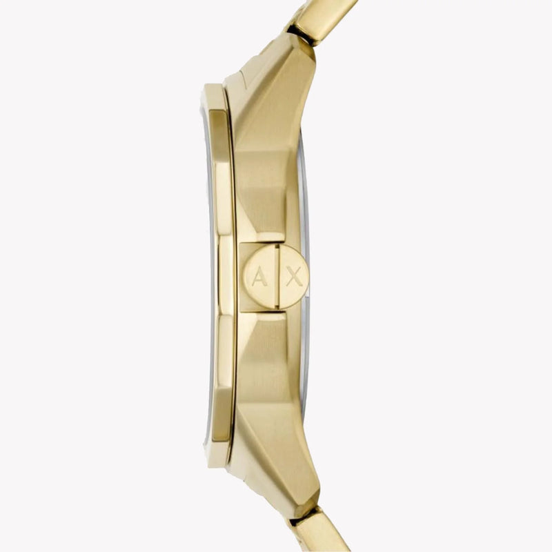 Armani Exchange Men's Gold Stainless Steel Watch, Gold Dial | Ax1734 by i-watch