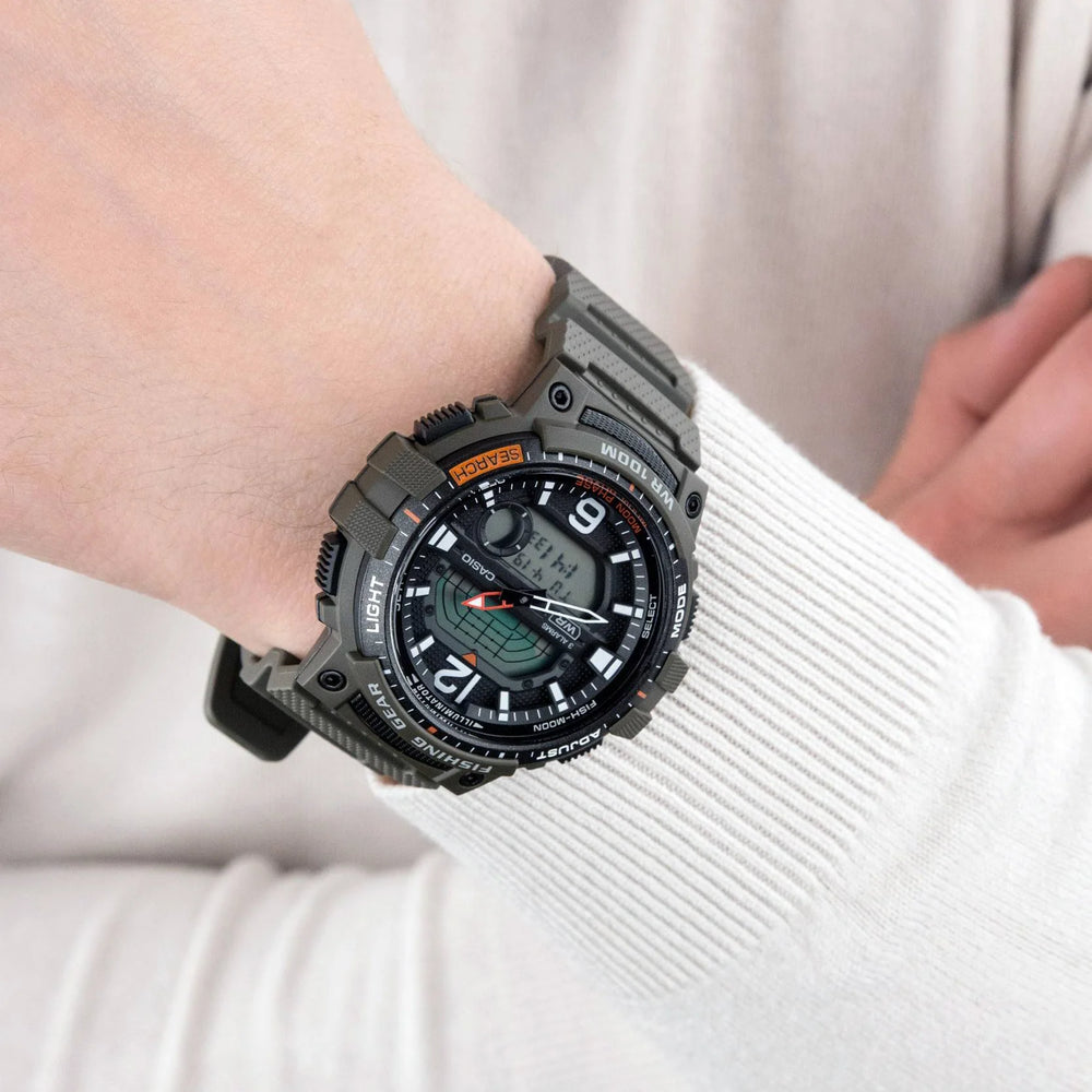 Casio Wsc-1250h-3avdf Adventure Ready - Resilient Men's Watch With Brown Resin Band And Digital Dial by i-watch