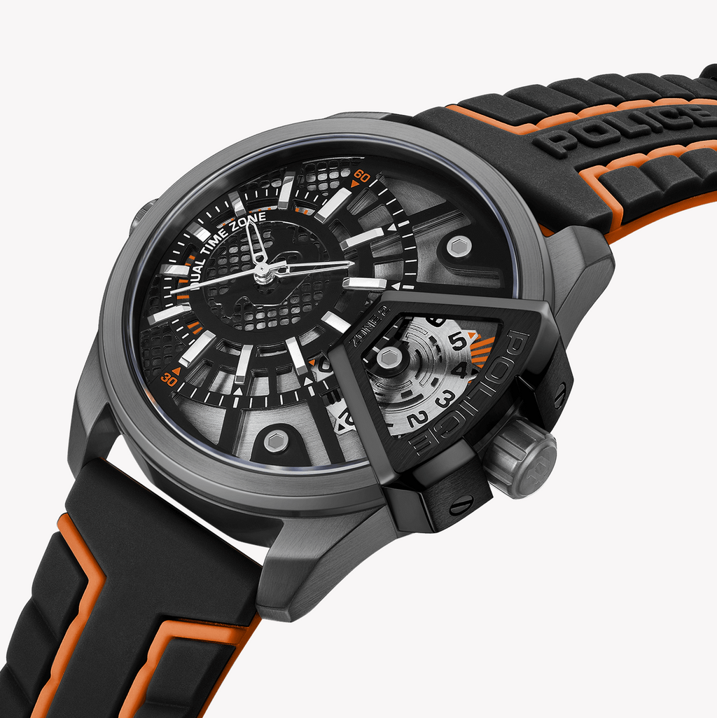 POLICE PEWJM0004201 - STYLISHLY BOLD MEN'S WATCH WITH MULTICOLOR DIAL & SILICONE BAND-i-Watch-2