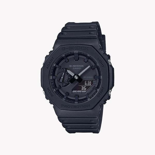 CASIO G-SHOCK GA-2100-1A1ER OAK DYNAMIC - MEN'S ADVENTURE TIMEPIECE IN BOLD BLACK