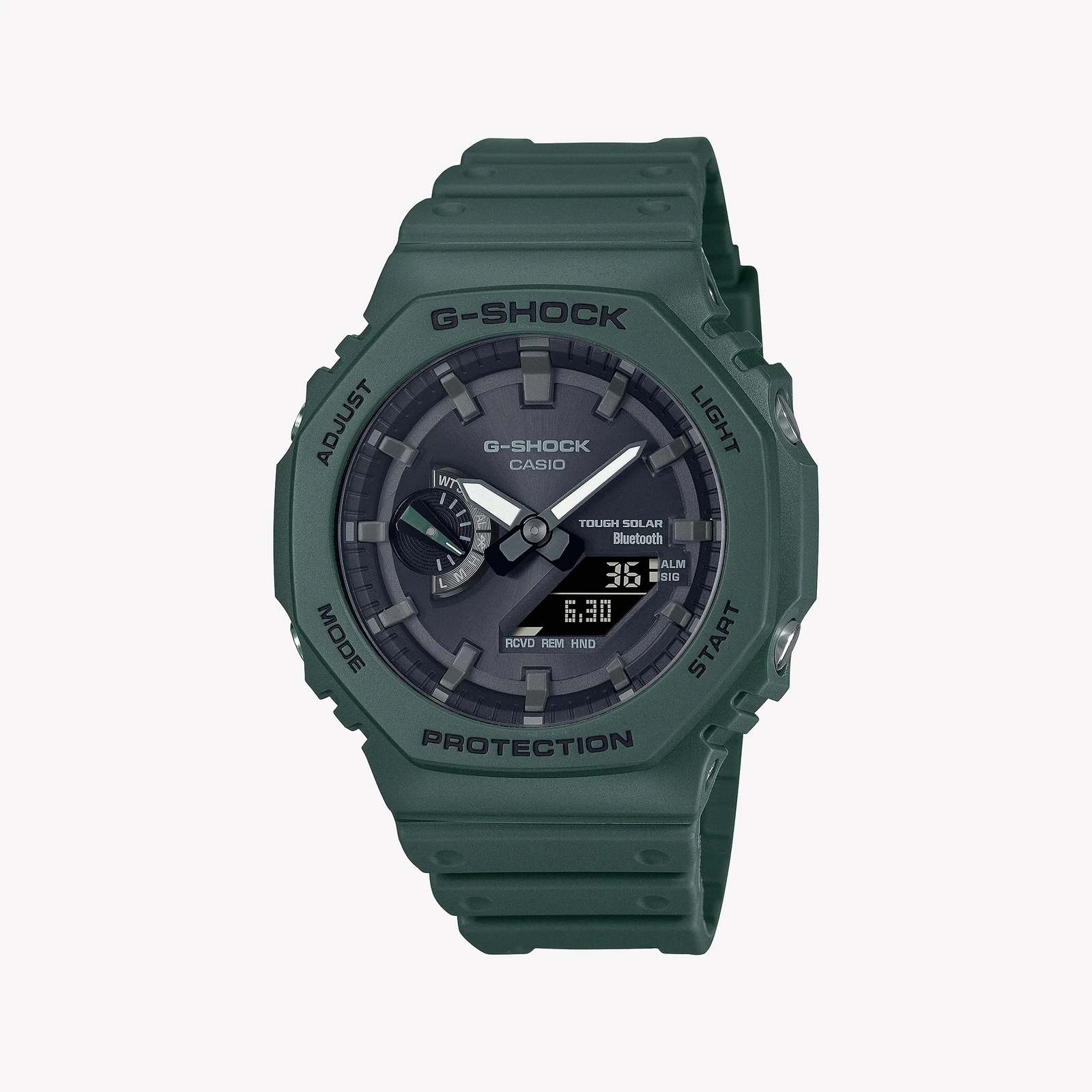 Casio G-Shock Ga-B2100-3adr Oak Dynamic - Sporty Green Men's Watch With Bluetooth & 200m Water Resistance by i-watch