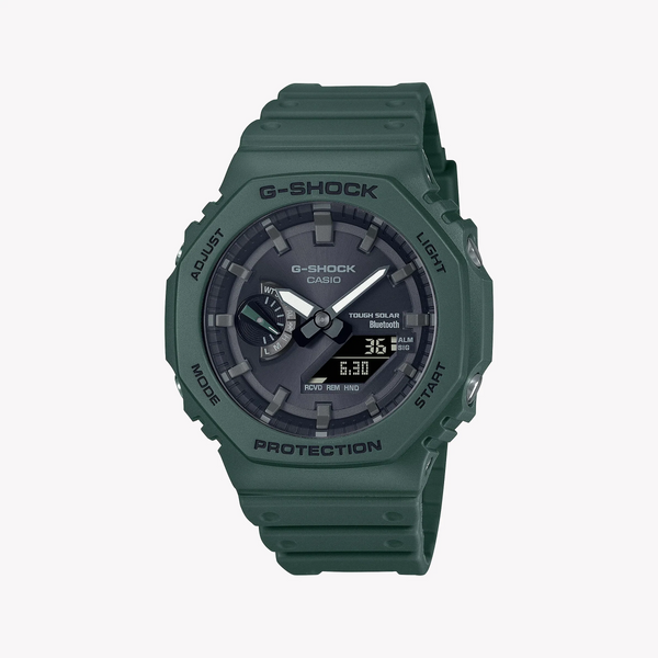 Casio G-Shock Ga-B2100-3adr Oak Dynamic - Sporty Green Men's Watch With Bluetooth & 200m Water Resistance by i-watch