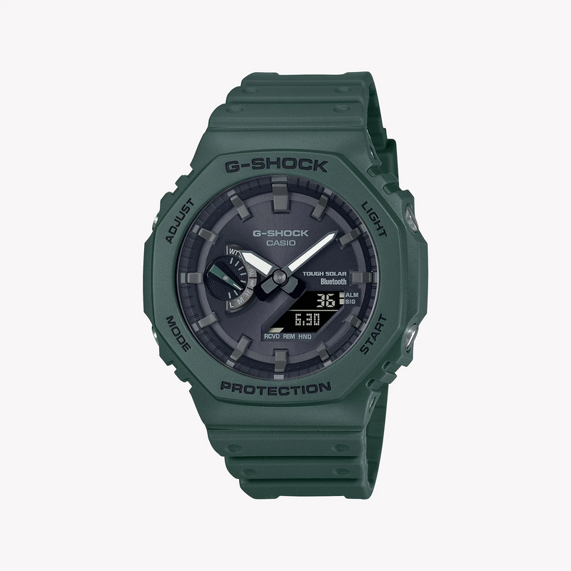Casio G-Shock Ga-B2100-3adr Oak Dynamic - Sporty Green Men's Watch With Bluetooth & 200m Water Resistance by i-watch