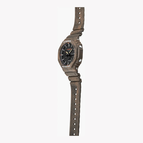 Casio G-Shock Ga-2100fr-5adr Bold Elegance - Men's Resilient Timepiece In Brown & Black by i-watch