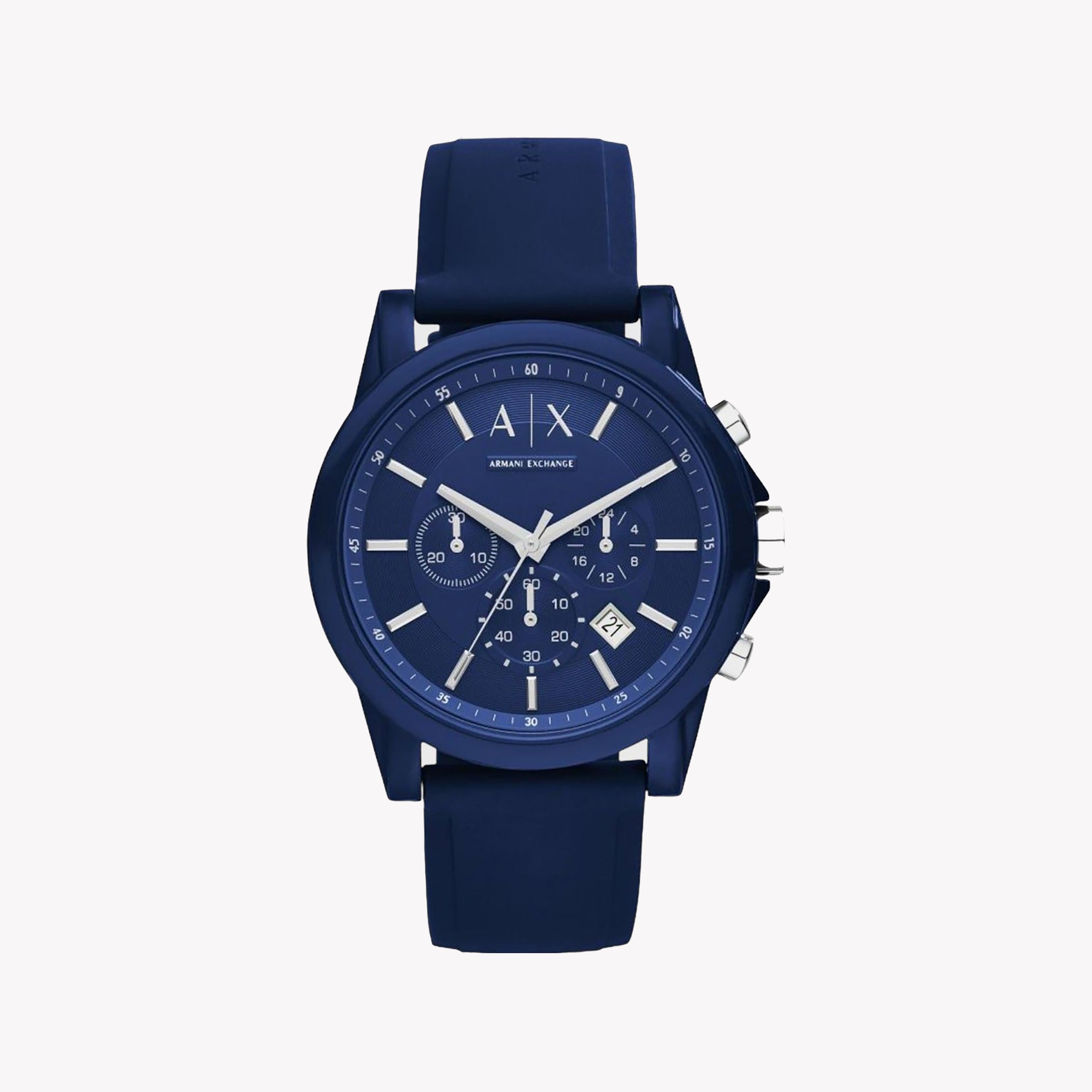 ARMANDI EXCHANGE AX1327 - BOLD BLUE STAINLESS STEEL TIMEPIECE FOR MEN