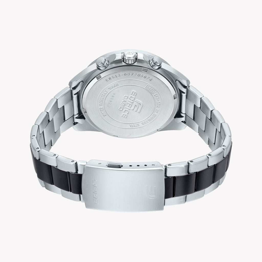 CASIO EDIFICE EFV-540SBK-1AVUDF - SPORTY CHIC MEN'S WATCH WITH STYLISH BLACK & SILVER DESIGN-i-Watch-2