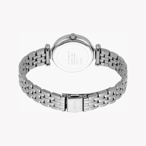 Esprit Women's Silver Stainless Steel Watch, Silver Dial | Es1l196m0015 by i-watch