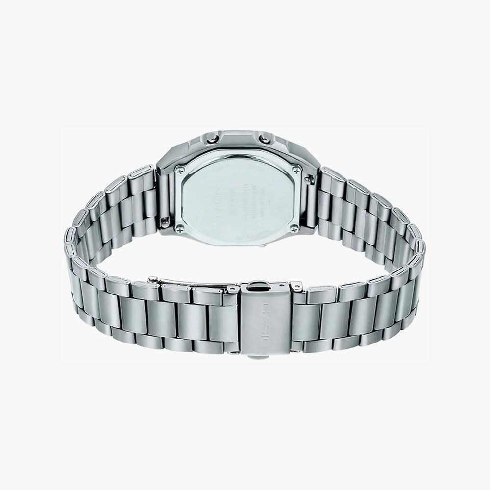 Casio Unisex Stainless Steel Watch, Mother Of Pearl Dial | A1000d Casio Unisex Stainless Steel Watch, Mother Of Pearl Dial | A1000d