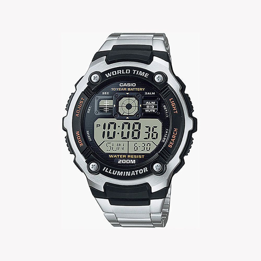 Casio Ae-2000wd-1avsd Sporty Elegance - Men's Stainless Steel Adventure Watch by i-watch
