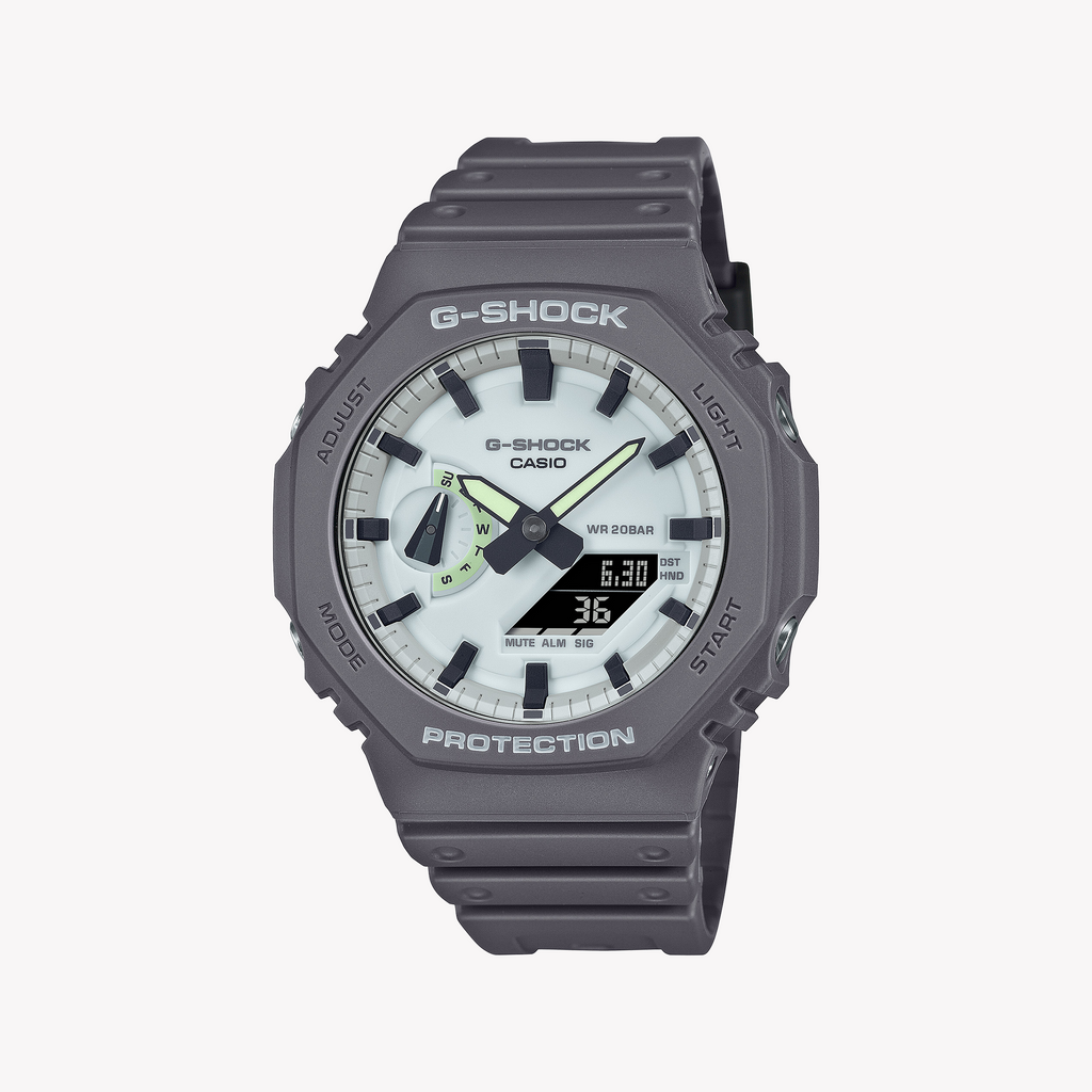 CASIO G-SHOCK GA-2100HD-8ADR OAK ADVENTURE - MEN'S GRAY RESIN TIMEPIECE