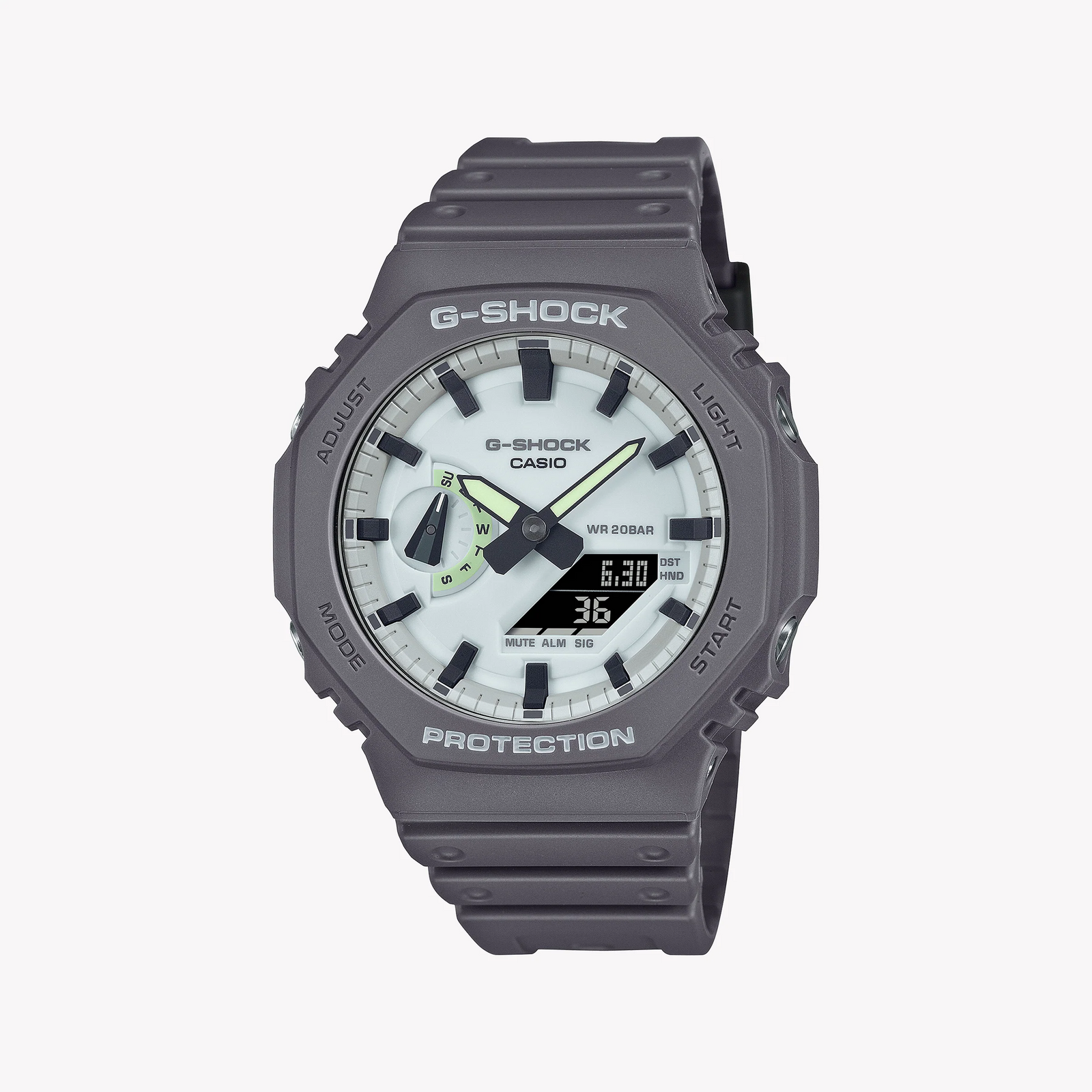 G-Shock Men's Gray Resin Watch, Gray Case & Band | Ga-2100hd-8adr by i-watch