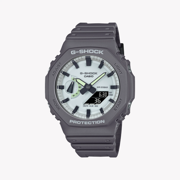 G-Shock Men's Gray Resin Watch, Gray Case & Band | Ga-2100hd-8adr by i-watch