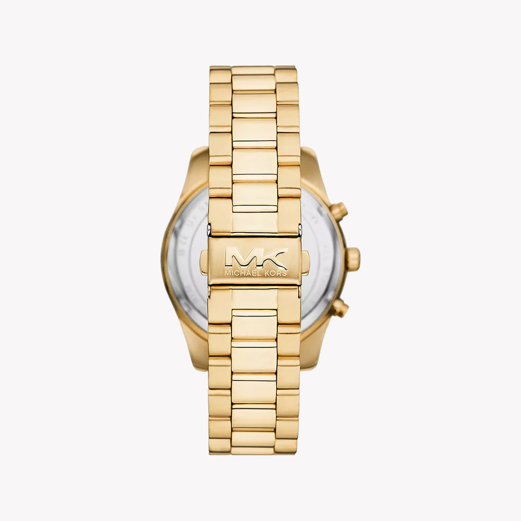 MICHAEL KORS MK9153 BOLD ELEGANCE - MEN'S GOLD STAINLESS STEEL WATCH WITH BLUE DIAL-i-Watch-3