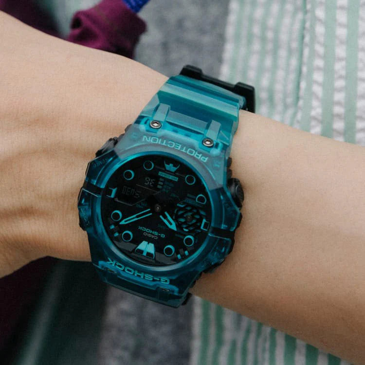 G-Shock Men's Blue Resin Watch, Carbon Core Guard | Ga-B001g-2adr by i-watch