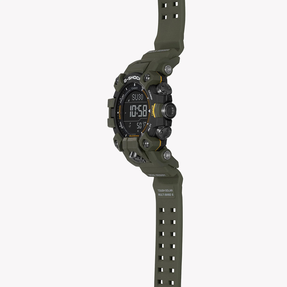 Casio Men's Green Resin Watch, Digital Display | Gw-9500-3er by i-watch