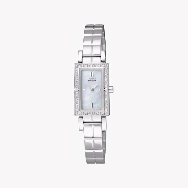 Citizen Eco-Drive Eg2585-54d Radiant Charm - Elegant Silver Timepiece For The Modern Woman by i-watch