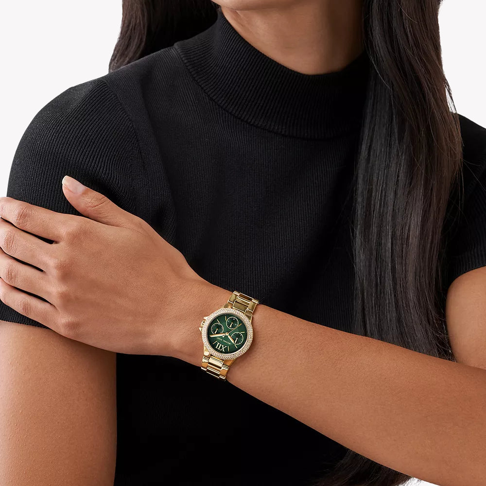 MICHAEL KORS MK6981 RADIANT CHARM - ELEGANT GOLD & GREEN DIAL WOMEN'S WATCH-i-Watch-4