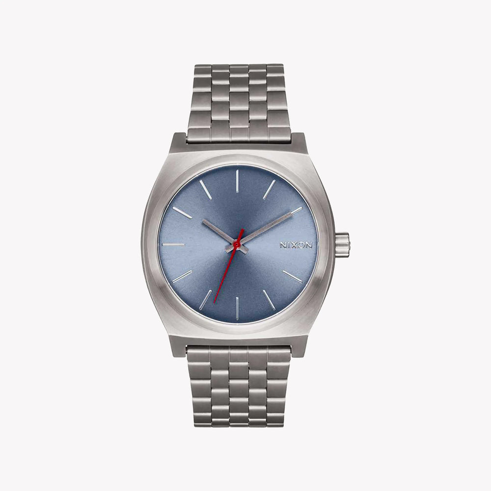 NIXON A045-5160 ELEGANCE & PERFORMANCE - STYLISH STAINLESS STEEL WATCH WITH LIGHT BLUE DIAL