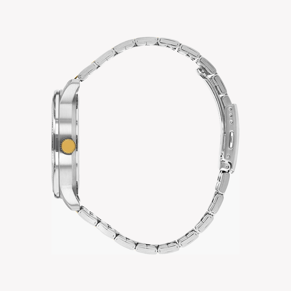 CITIZEN DZ0054-56A MENS STYLISH PRECISION TIMEPIECE - ELEGANT QUARTZ WATCH IN SILVER & GOLD-i-Watch-3