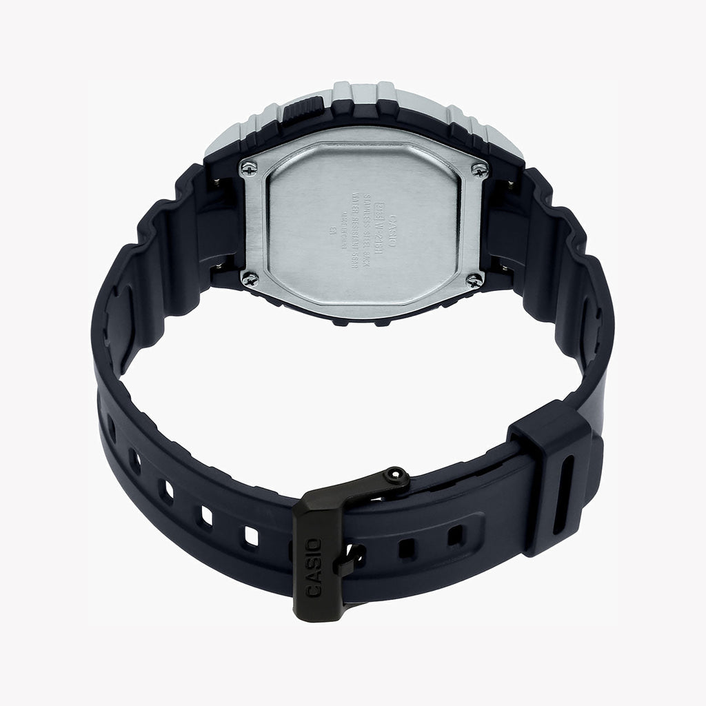 CASIO W-216H-2AVDF SPORTY ADVENTURE - MEN'S DIGITAL WATCH WITH SILVER CASE & GRAY BAND-i-Watch-3