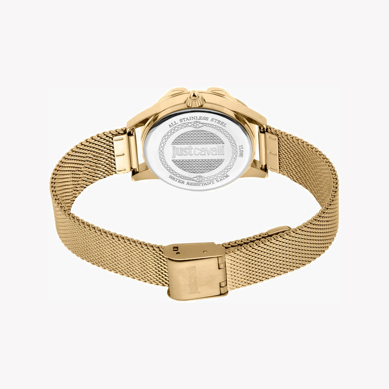Just Cavalli Women's Gold Stainless Steel Watch, Champagne Dial | Jc1l095m0065 by i-watch