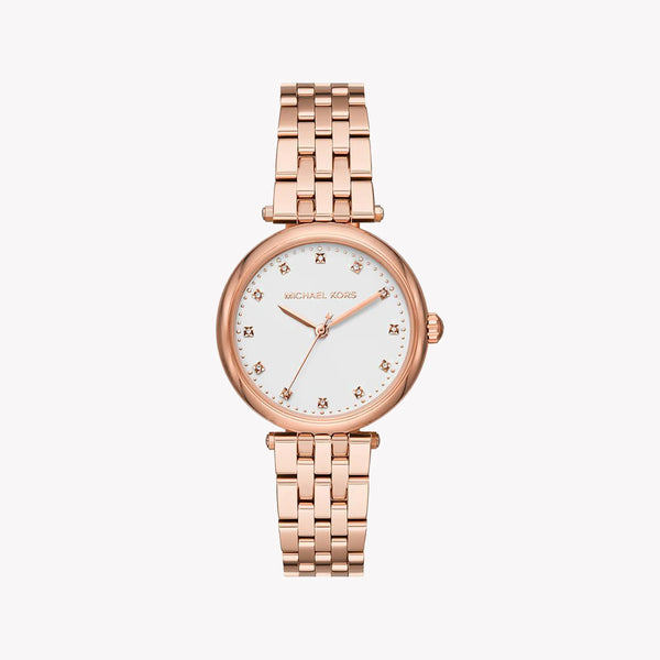 Michael Kors Women's Rose Gold Watch, White Dial | Mk4568 by i-watch