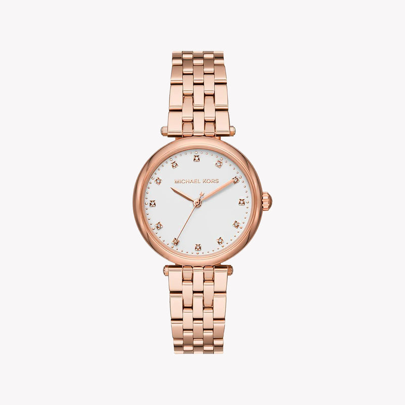 Michael Kors Women's Rose Gold Watch, White Dial | Mk4568 by i-watch