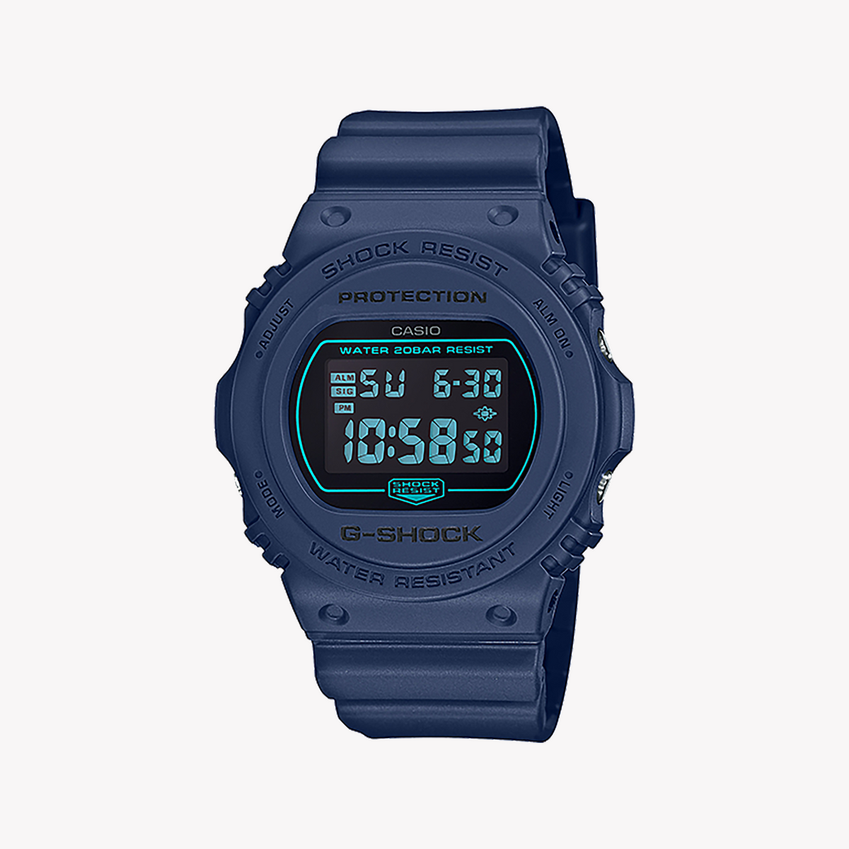 CASIO G-SHOCK DW-5700BBM-2DR BOLD BLUE - MEN'S ADVENTURE TIMEPIECE WITH SPORTY DURABILITY