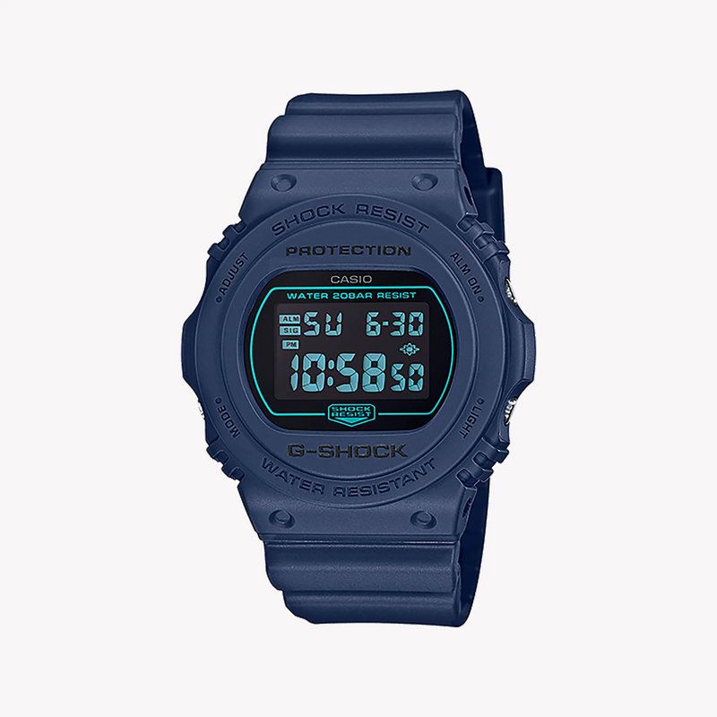 Casio G-Shock Dw-5700bbm-2dr Bold Blue - Men's Adventure Timepiece With Sporty Durability by i-watch