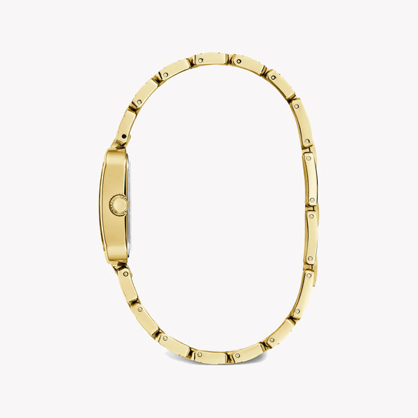 Guess Women's Gold Stainless Steel Watch, Silver Dial | Gw0865l2 by i-watch