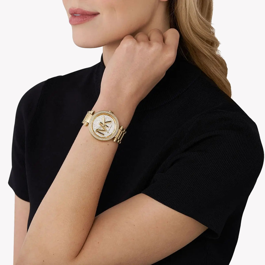 MICHAEL KORS MK7283 RADIANT ELEGANCE - LUXURY GOLD WOMEN'S WATCH WITH STUNNING DIAL-i-Watch-4