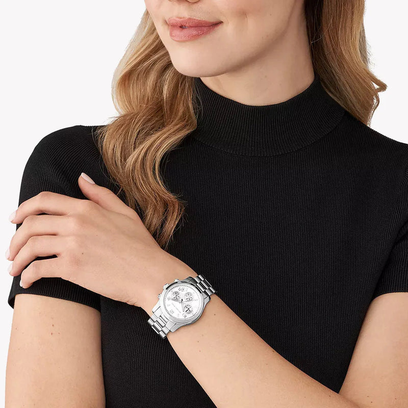 Michael Kors Women's Silver Stainless Steel Watch, Silver Dial | Mk7325 by i-watch