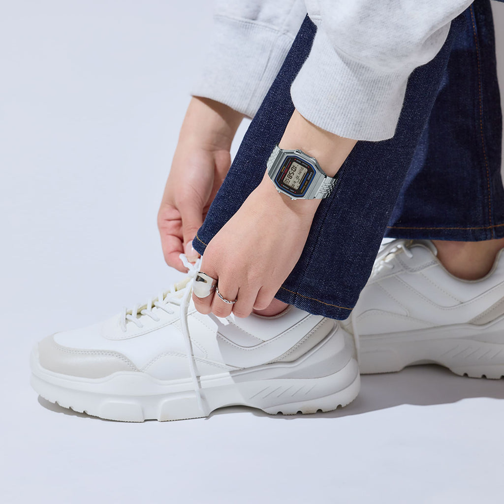 CASIO ABL-100WE-1AEF VERSATILE ELEGANCE - UNISEX DIGITAL WATCH WITH SLEEK SILVER DESIGN-i-Watch-5