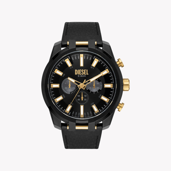 Diesel Men's Black Stainless Steel Watch, Black Dial | Dz4610 by i-watch